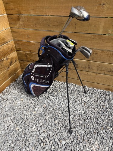 Golf clubs and - and, stand