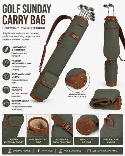Golf sunday carry bag - golf,