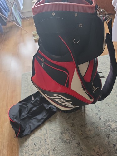 Titleist leather cart - golf, bag