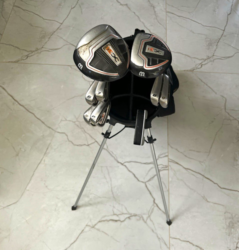 Black orange nylon way stand - black/orange,