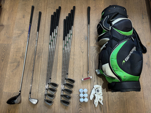 Mens golf clubs - rh, +